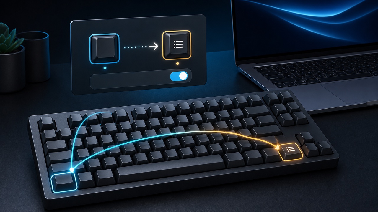 Featured image for Mapping Mac Fn Key to Application Key on External Keyboards